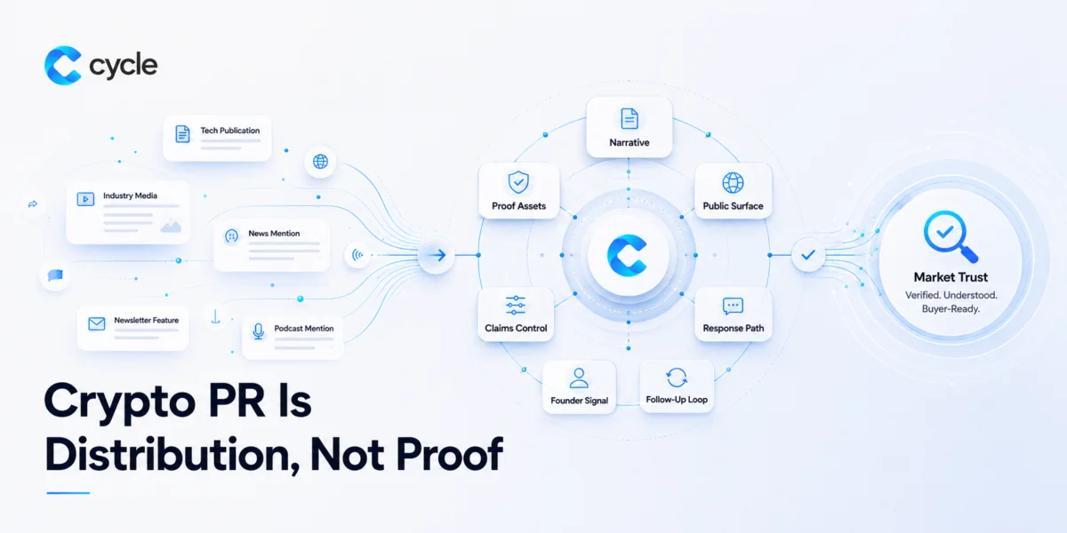 Crypto PR Is Distribution, Not Proof
