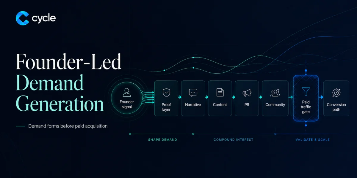 Founder-Led Demand Generation: What to Do Before Paid Acquisition