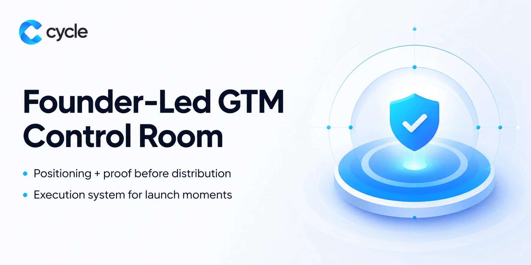 External GTM Control Room for Founder-Led Companies