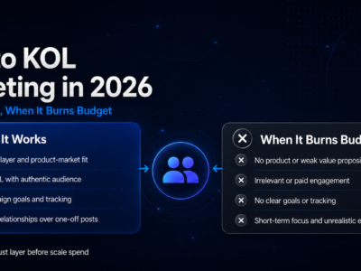 Crypto KOL Marketing in 2026: When It Works, When It Burns Budget
