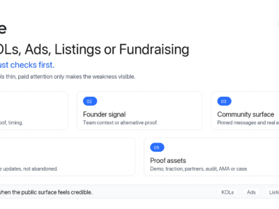 Web3 Social Proof: What to Fix Before KOLs, Ads, Listings, or Fundraising
