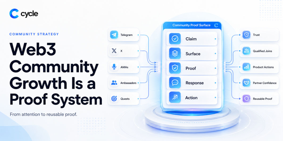 Web3 Community Growth Is a Proof System, Not a Chat Room