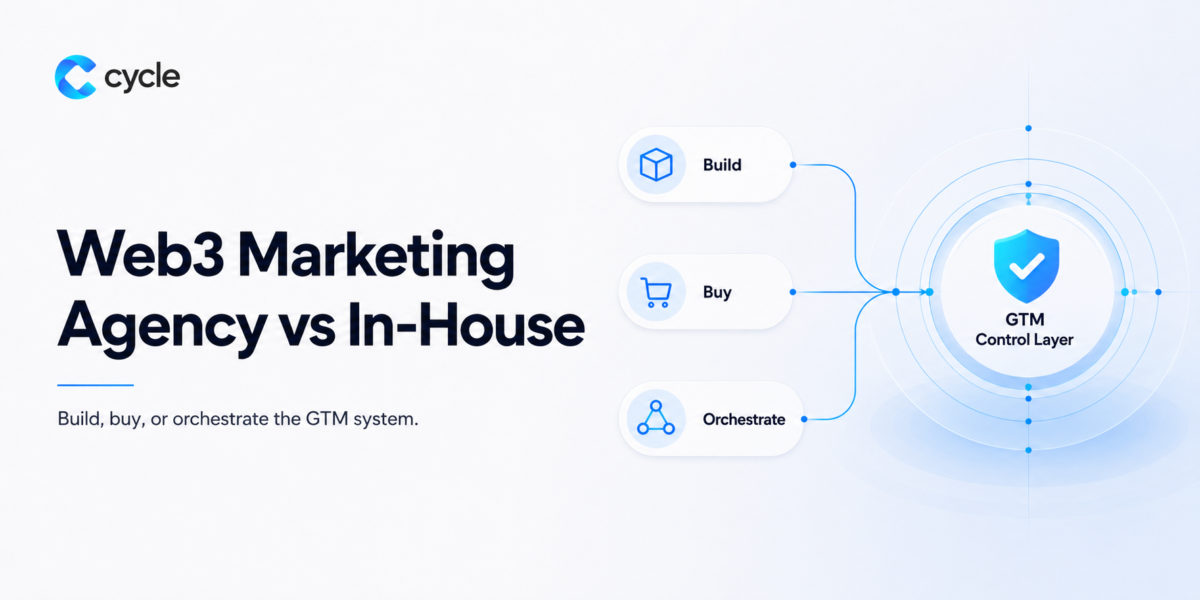 Web3 Marketing Agency vs In-House Team: What to Build, Buy, or Orchestrate