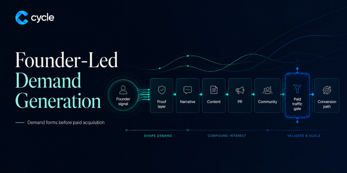 Founder-Led Demand Generation: What to Do Before Paid Acquisition