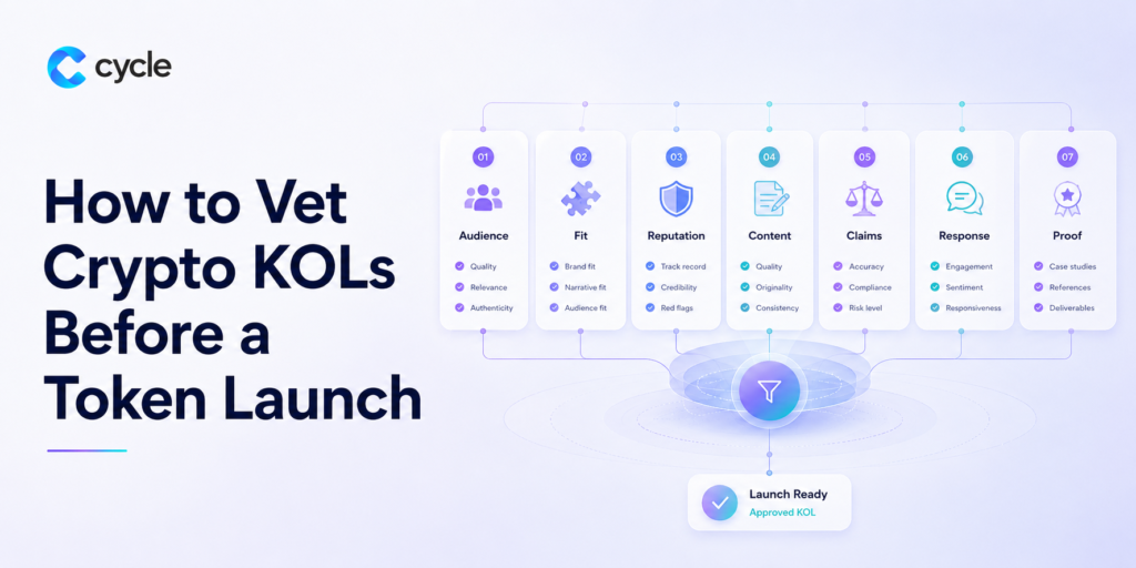 How to Vet Crypto KOLs Before a Token Launch
