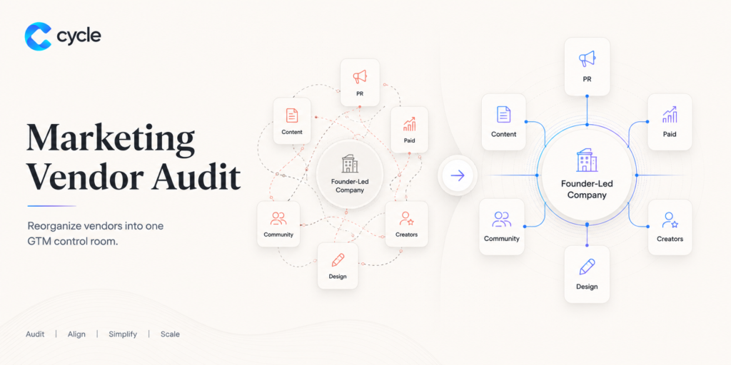 Marketing Vendor Audit for Founder-Led Startups